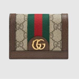 Brand new Authentic Gucci Ophidia Card Case Wallet with box and dust bag.